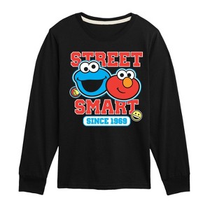 Boys' - Sesame Street - Street Smart-Toddler and Youth Long Sleeve T-Shirt Long Sleeve Graphic T-Shirt - 1 of 3