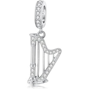 Sterling Silver Charm Set: Moon, Sunflower, Butterfly & Cat Dangle Pendants for Jewelry - 1 of 4