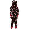 Tipsy Elves Kids Candy Cane Lane Jumpsuit - Cute One-Piece Christmas Candy Cane  Pajamas for Kids - 2 of 3