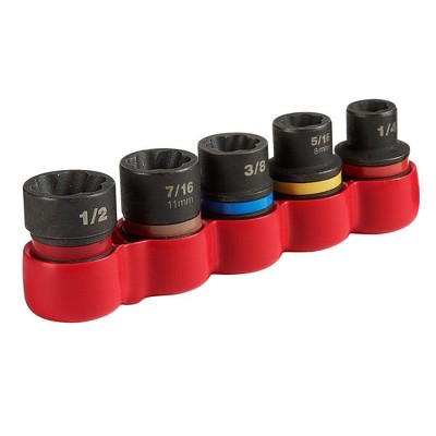Milwaukee 48-32-8000 6-Piece SHOCKWAVE Impact Extractor Set