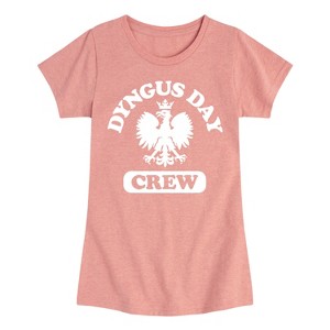 Girls' - Instant Message - Dyngus Day Crew Fitted Short Sleeve Graphic T-Shirt - 1 of 4