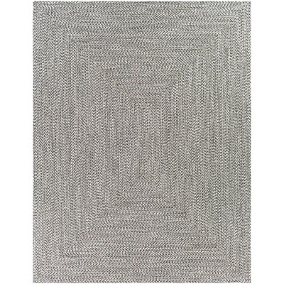 Mark & Day Cuijk 7'6"x9'6" Rectangle Woven Indoor and Outdoor Area Rugs Medium Gray: Stain-Resistant, Pet Friendly, Transitional