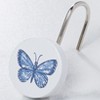 The Lakeside Collection Lavender Luster Butterfly Bath Collection - Set of 12 Shower Hooks 12 Pieces - 3 of 3