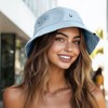 Dalix Lil Smile Cotton Bucket Hat Lightweight Outdoor Travel Beach Everyday Womens - 4 of 4