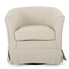 Christopher Knight Home Cecilia Modern Swivel 28.75" Barrel Club Chair - 2 of 4
