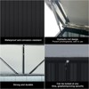 Gsluuk Metal Storage Box Store Large Out Door Use - 3 of 4