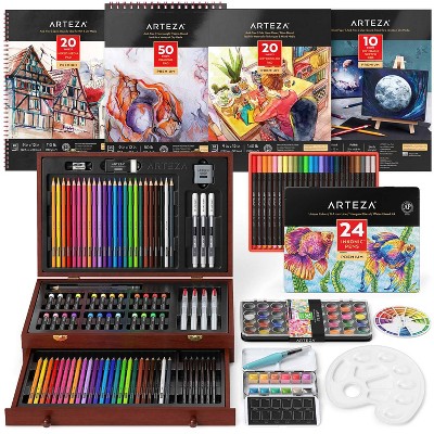 Arteza Mixed Media Art Set Art Supply - Drawing Kit for Artists and Beginners (ARTZ-3860)