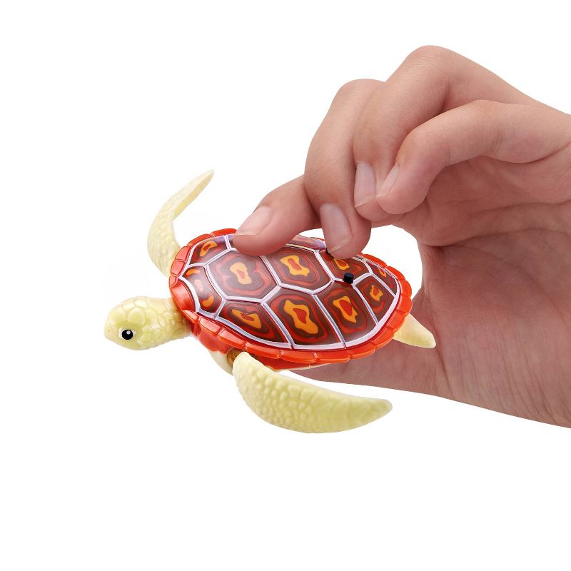 Robo Turtle Robotic Swimming Turtle Pet Toy - Orange by ZURU, 4 of 9