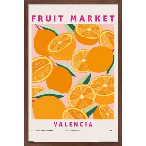 Trends International Reinders: Fruit Market - Orange Market Framed Wall Poster Prints - 1 of 4