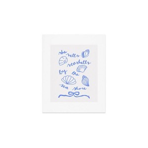 Deny Designs AthenesAtelier She Sells Sea Shells Coastal Art Print - 1 of 2