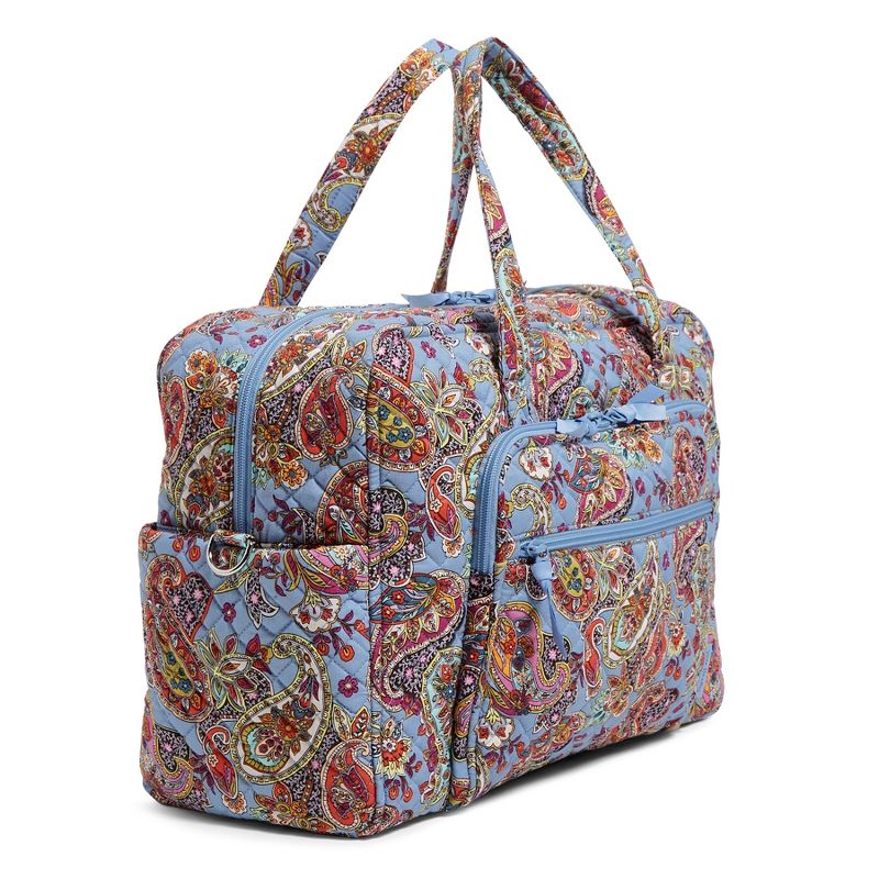 Vera Bradley Women's  Cotton Weekender Travel Bag, 3 of 11