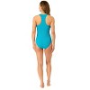 Anne Cole Women's Live In Color Textured Scoop Neck Front Racerback One Piece Swimsuit - 4 of 4