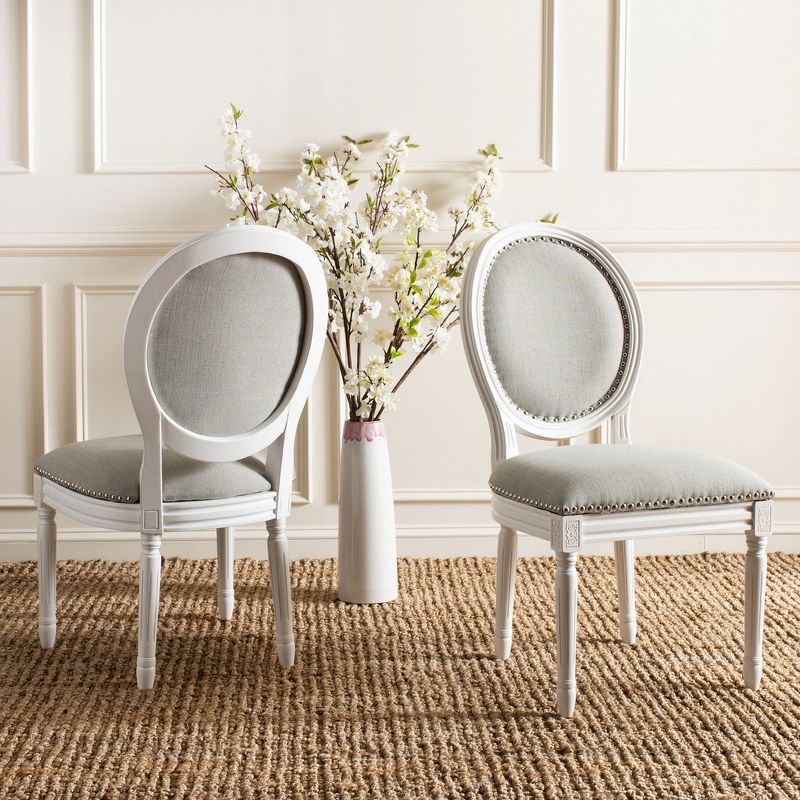 Holloway 19''H French Brasserie Oval Side Chair (Set of 2)  - Safavieh, 2 of 9