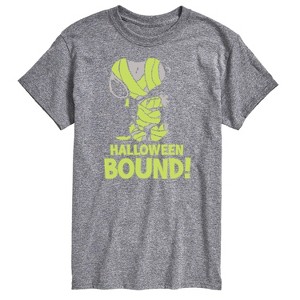 Men's - Peanuts - Halloween Bound Glow In The Dark Short Sleeve Graphic T-Shirt - 1 of 4