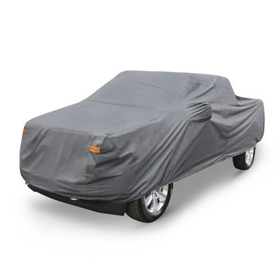 Unique Bargains Pickup Truck Cover for Ford F350 Crew Cab Dust Protection PEVA Dark