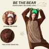 Tailwaggz Glow-in-the-Dark Plush Teddy Bear Onesie Pajama for Adults, Unisex Halloween & Cosplay Costume - 4 of 4