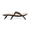 Okak HDPE Reclining Patio Chaise Lounge with Optional Cushion,Ergonomics Outdoor Long Chiase Poolside Chair for Deck,Backyard&Pool - 3 of 4