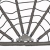 LeisureMod Summit Outdoor Egg Swing Chair for One Person, Grey Steel Frame with Cushions, Hanging Patio Chair for Garden or Balcony - 4 of 4