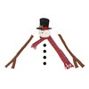 YOOCOZZ 4ft Pre-lit Christmas Tree with 100 Lights, Snowman-Shaped Artificial Christmas Tree, Xmas Tree with 380 Branch Tips, PVC - 4 of 4
