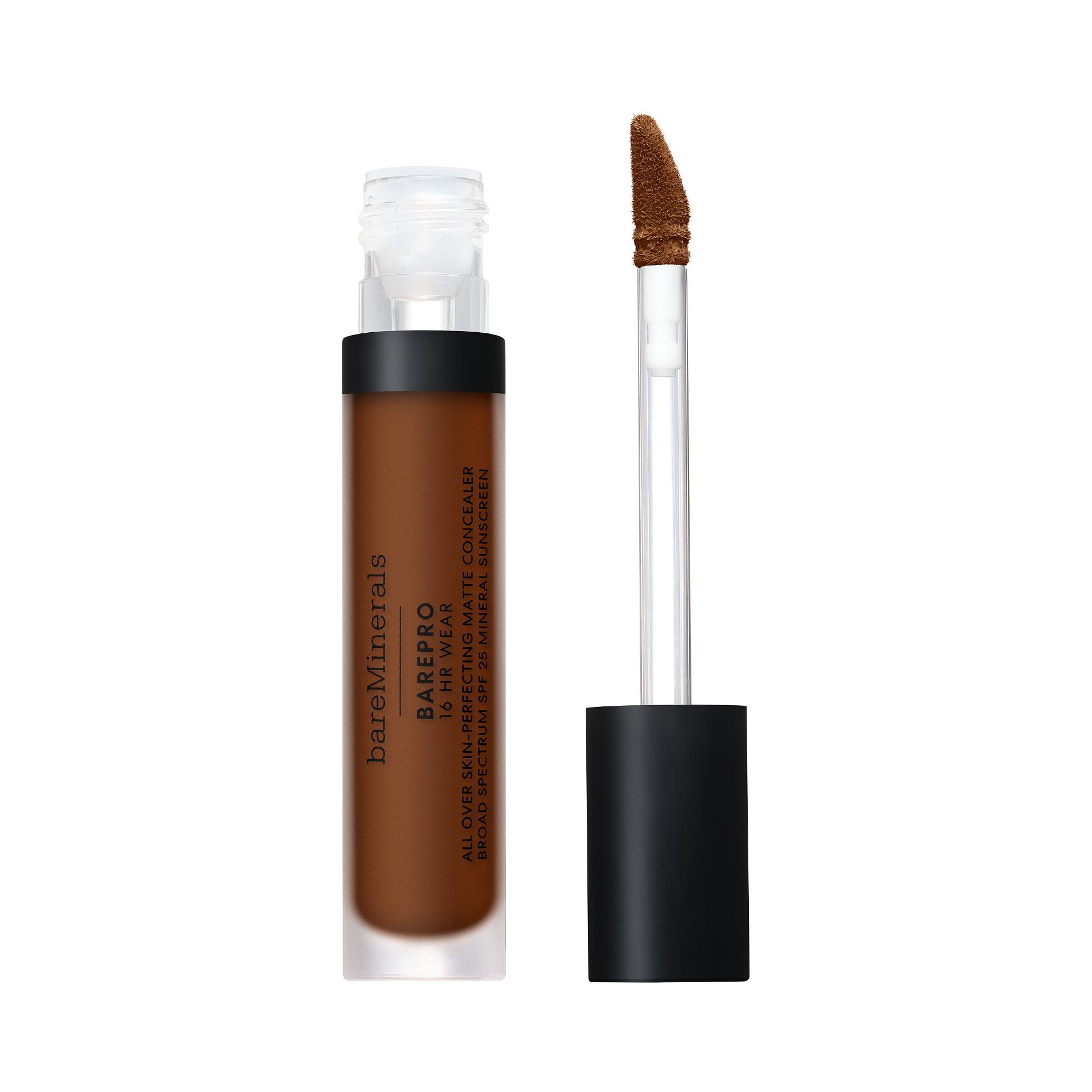bareMinerals BAREPRO 16HR All Over Skin-Perfecting Matte Concealer Mineral SPF 25 - Deep 500 Warm, 0.25oz