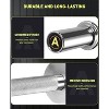 16" Olympic Dumbbell Handles, Loadable Bars for 2-Inch Plates with Spring Collars, for Home Gym - 4 of 4