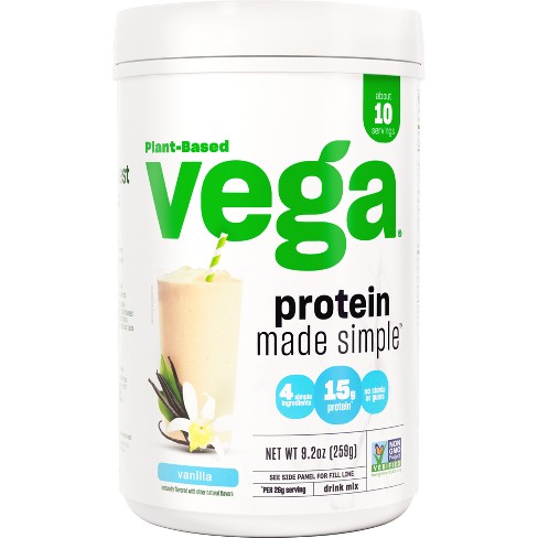 Vega Protein Made Simple Plant Based Protein Powder - Vanilla - 9.2oz - 10 Servings - image 1 of 4