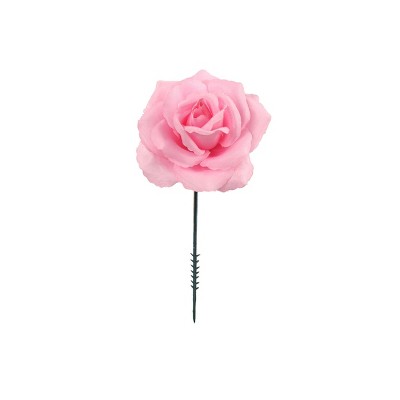 Floral Home 8" Pick Pink Rose - 50-Piece