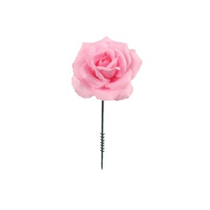 Floral Home 8" Pick Pink Rose - 50-Piece - 1 of 2