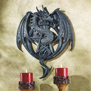 Design Toscano The Dragons Pentacle Wall Sculpture - 1 of 3