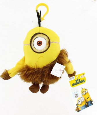 Commonwealth Toys Minion Movie Jungle Minion (1 Eye) Clip-On 5" Plush