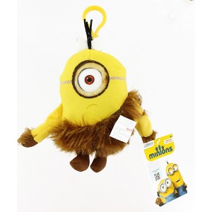 Commonwealth Toys Minion Movie Jungle Minion (1 Eye) Clip-On 5" Plush - 1 of 2