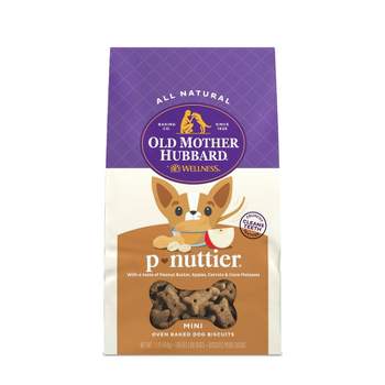Old Mother Hubbard by Wellness P-Nuttier with Peanut Butter, Carrot and Apple Mini Dog Treats - 16oz