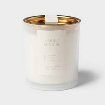 1-Wick 11oz Glass Jar Candle Amber Sunrise - Threshold™