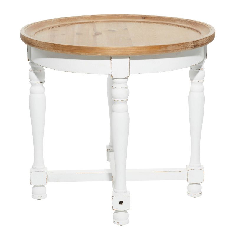 Country Cottage Wood Accent Table White - Olivia &#38; May, 4 of 6