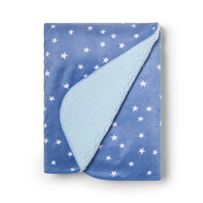 Plush Velboa Baby Blanket Stars - Cloud Island™