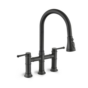 PROOX Double Handle Bridge Kitchen Faucet - 1 of 4