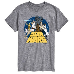 Men's - Star Wars - Retro Group Short Sleeve Graphic T-Shirt - 1 of 3