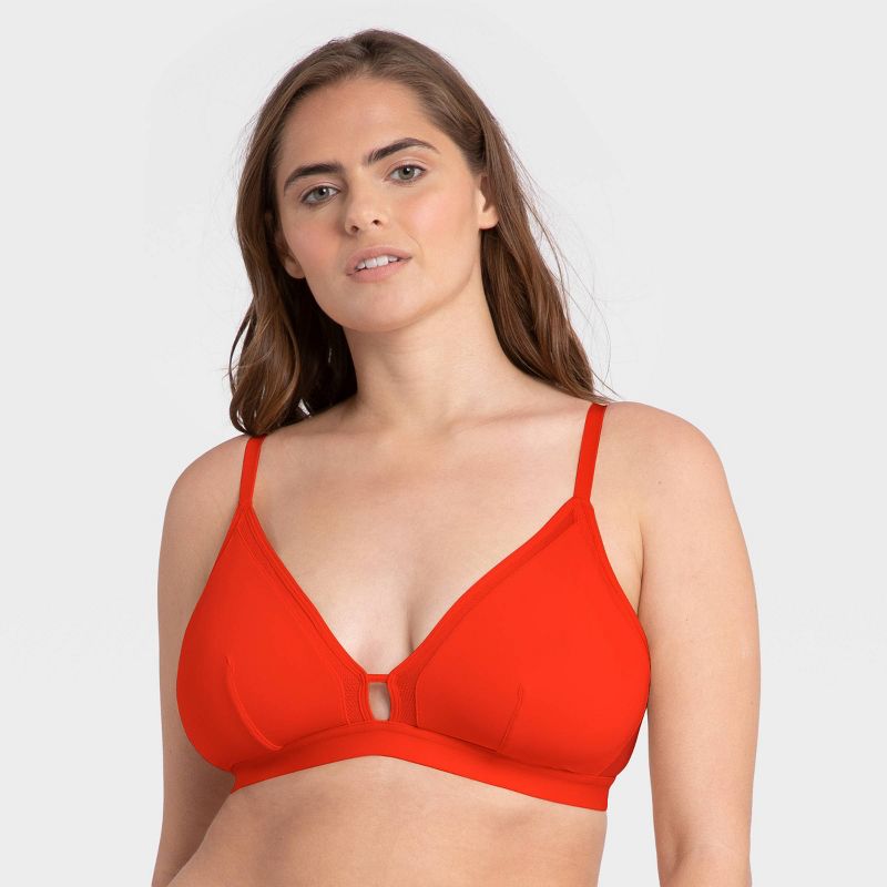 All.You.LIVELY Women's Busty Mesh Trim Bralette, 1 of 5