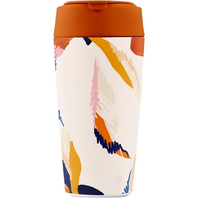 Plant-Based Sustainable Deluxe Cup, Reusable Coffee Mug with Resealable Lid