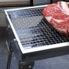 FURNIinspire Outdoor Grills, Griddles and Smokers Stainless Steel Portable Grill, Professional Folding Charcoal for Outdoor, Black, 31.5"*16.16"*9" - 4 of 4