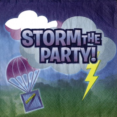 16ct "Storm The Party" Royal Battle Lunch Napkin