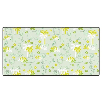 marufemia Green safari Desk Mat