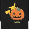 Men's - Pokémon - Pikachu Pumpkin Graphic Fleece Sweatshirt - 2 of 4