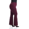 Rekucci Plus Size Comfort Knit Bootcut Leg Pants for Curvy Women with Tummy Control - 2 of 4