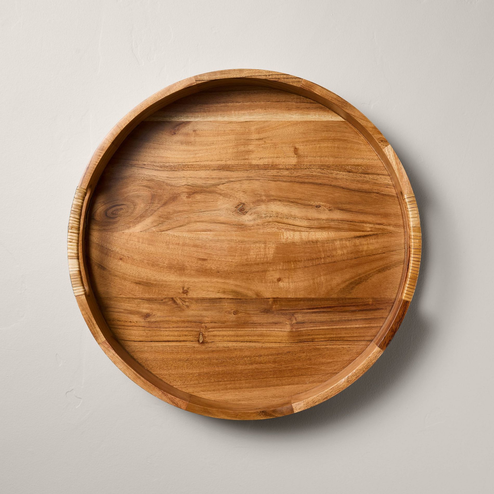 Wooden Circular Tray with Handles - Hearth & Hand™ with Magnolia