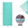 VisioGear Yoga Mat, Exercise Yoga Mat with Non-Slip Design, Multi-Purpose Workout Mat for Women, Green, 72"*24"*0.2" - 3 of 4