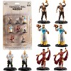 Monster Townsfolk Mini Fantasy Figures- 8pc Hand-Painted Pub Workers Non Player Character NPC Miniatures- 1" Hex-Sized Compatible w RPG Tabletop Games - 2 of 4