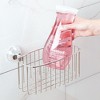 Reo Power Lock Suction Bathroom Shower Caddy Basket for Shampoo, Conditioner, Soap - Stainless Steel - 4 of 4