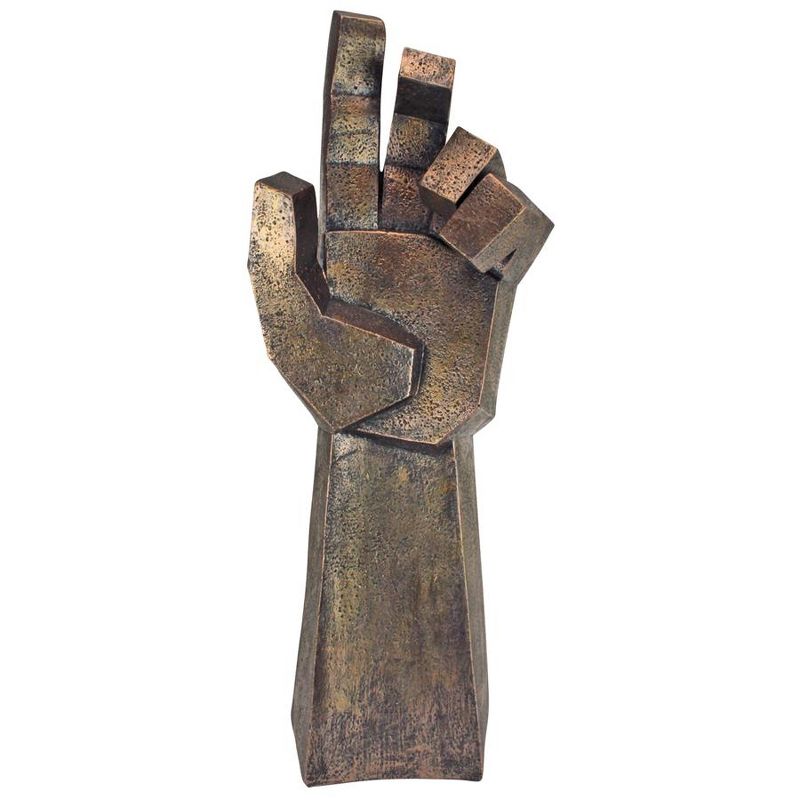 Design Toscano Freedom Rising Modern Cubist Outstretched Hand Statue, 2 of 7