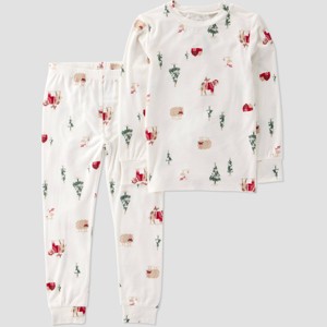 Carter's Just One You® Toddler 2pc Short Sleeve Comfy Soft Snug Fit Pajama Set - 1 of 4